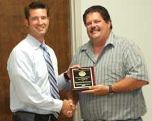 Edgerton Memorial Hall Award with Krudwig